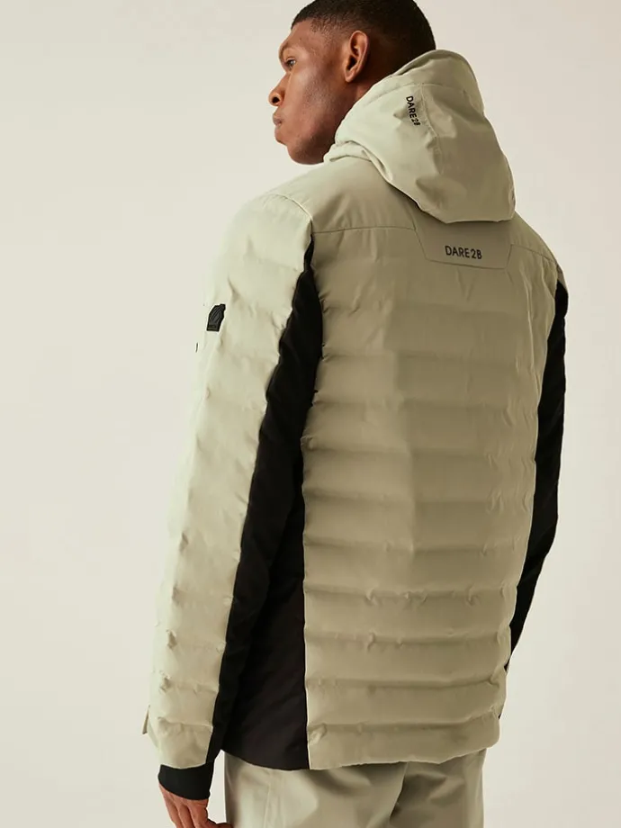 Ski-/snowboardjas "Ollie III" crème/zwart