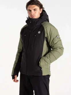 Ski-/snowboardjas "Speed" zwart/kaki