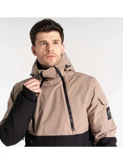 Ski-/snowboardjas "T-Bar" beige/zwart