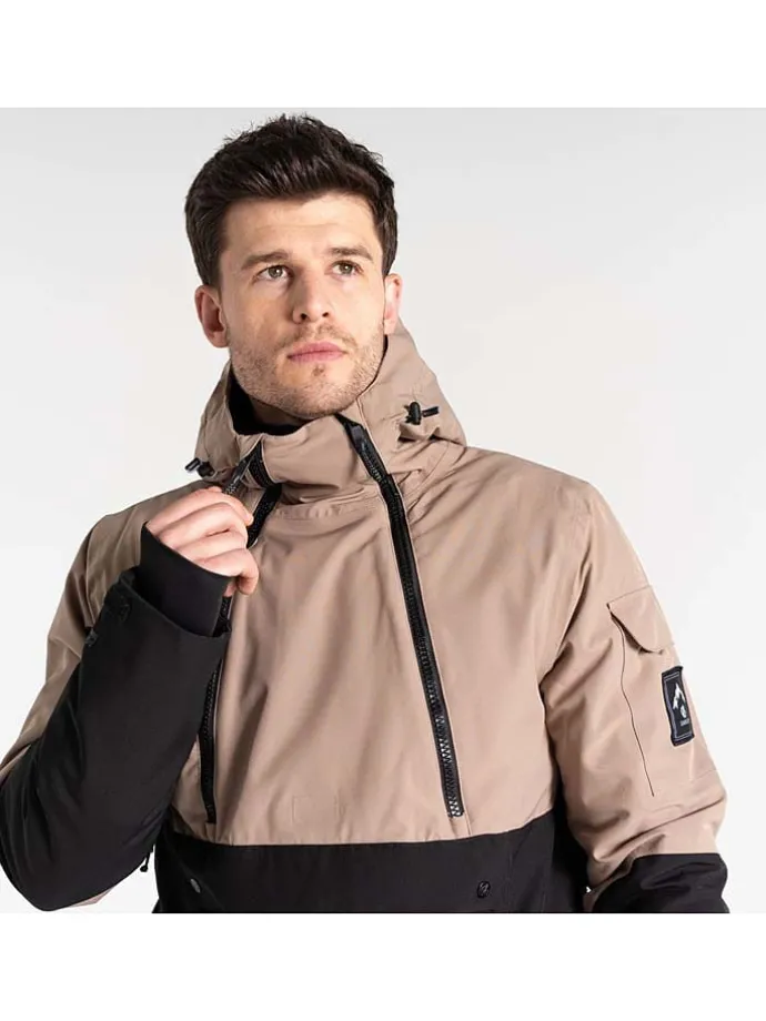 Ski-/snowboardjas "T-Bar" beige/zwart