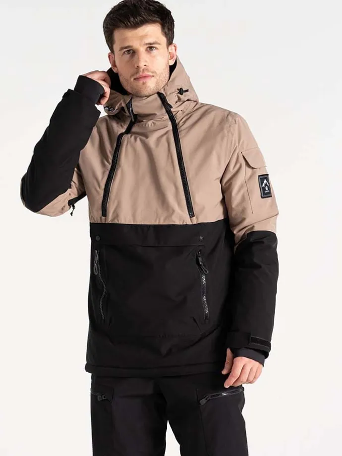 Ski-/snowboardjas "T-Bar" beige/zwart