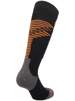 Ski-/snowboardsokken "Lenpur" zwart/grijs