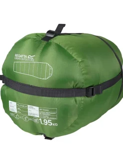 Slaapzak "Montegra 300" groen - (B)210 x (H)75 x (D)35 cm