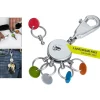 Sleutelhanger zilverkleurig/meerkleurig