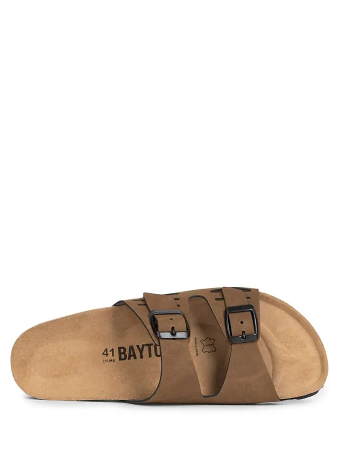 Slippers "Athol" lichtbruin