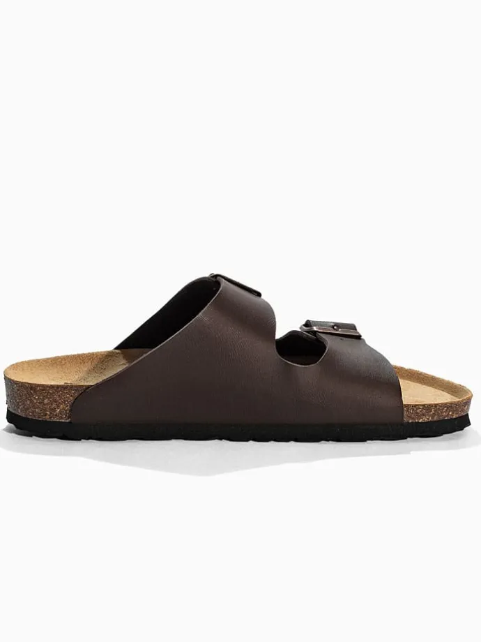 Slippers "Atlas" bruin