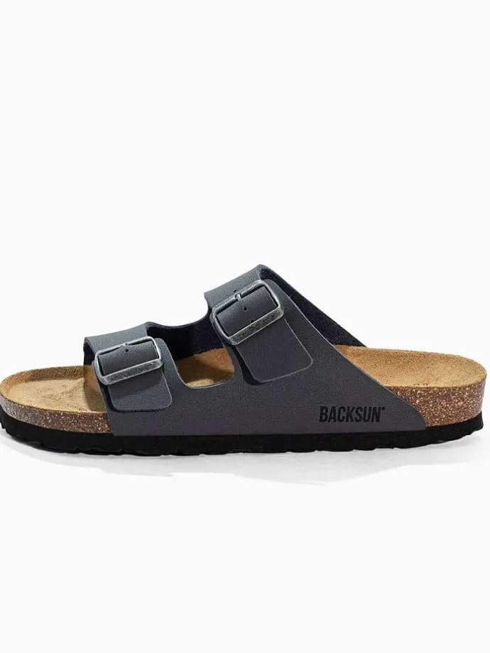 Slippers "Bali" antraciet