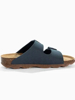 Slippers "Bali" donkerblauw
