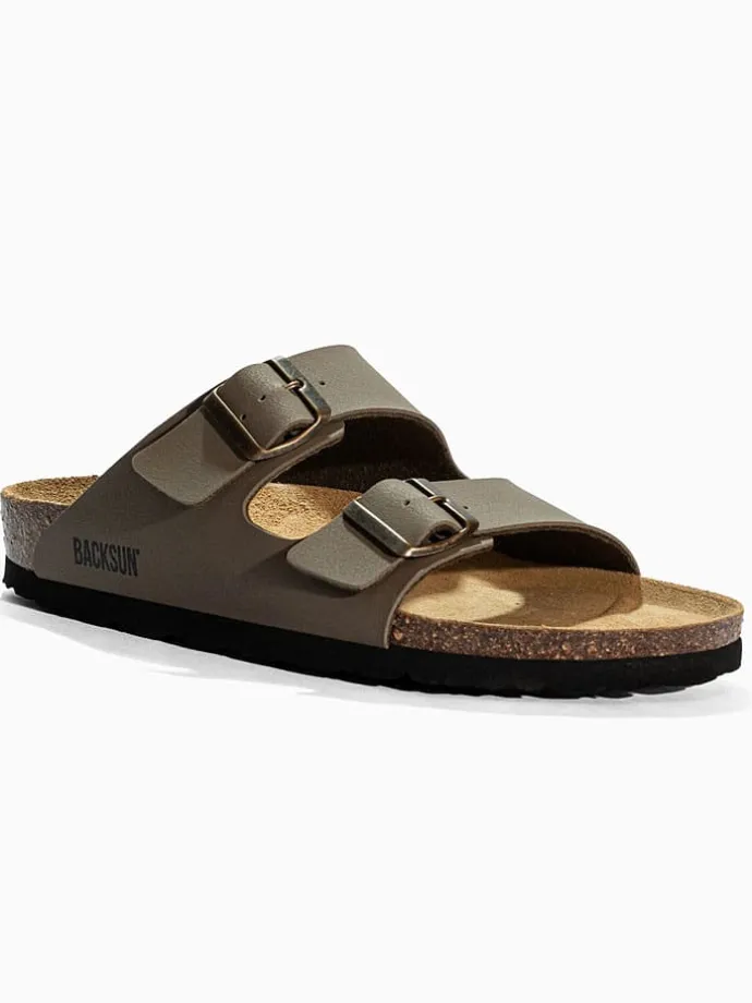 Slippers "Bali" taupe
