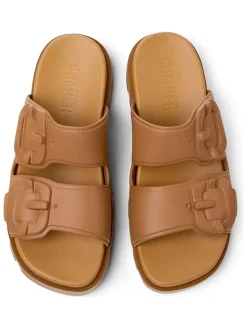 Slippers "Brutus" lichtbruin