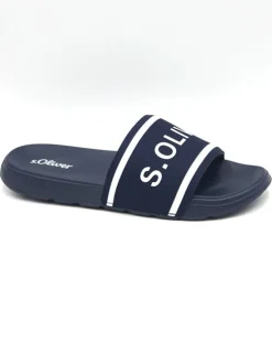 Slippers donkerblauw