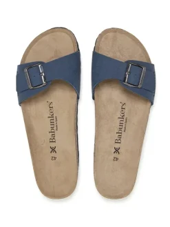Slippers donkerblauw