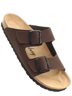 Slippers donkerbruin