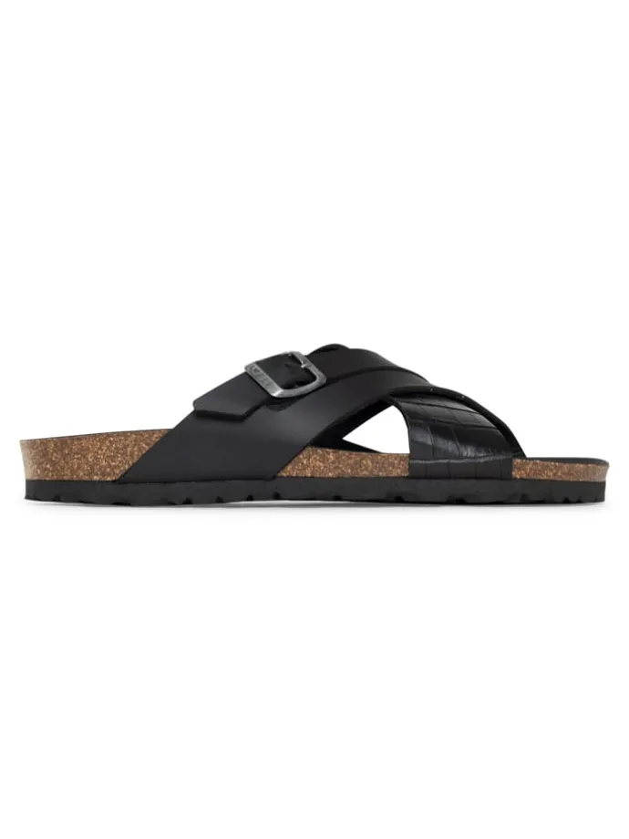 Slippers "Gilles" zwart