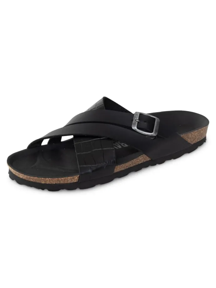 Slippers "Gilles" zwart
