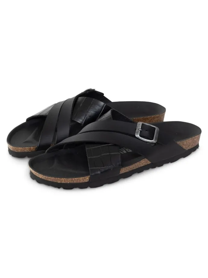 Slippers "Gilles" zwart