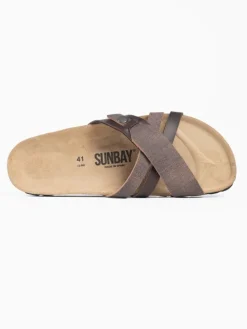 Slippers "Gratien" donkerbruin