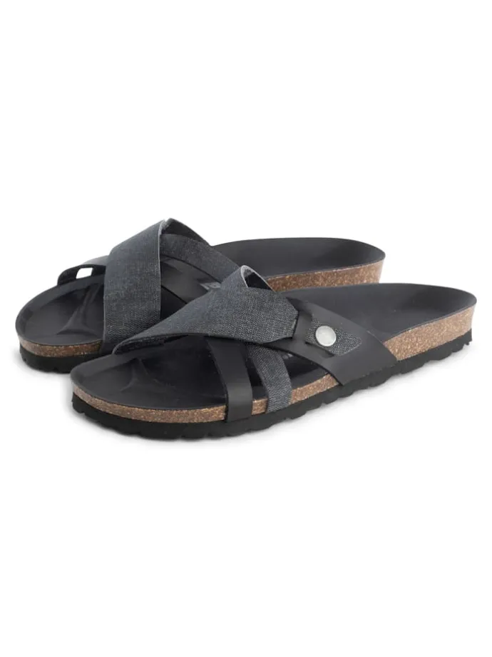 Slippers "Gratien" zwart