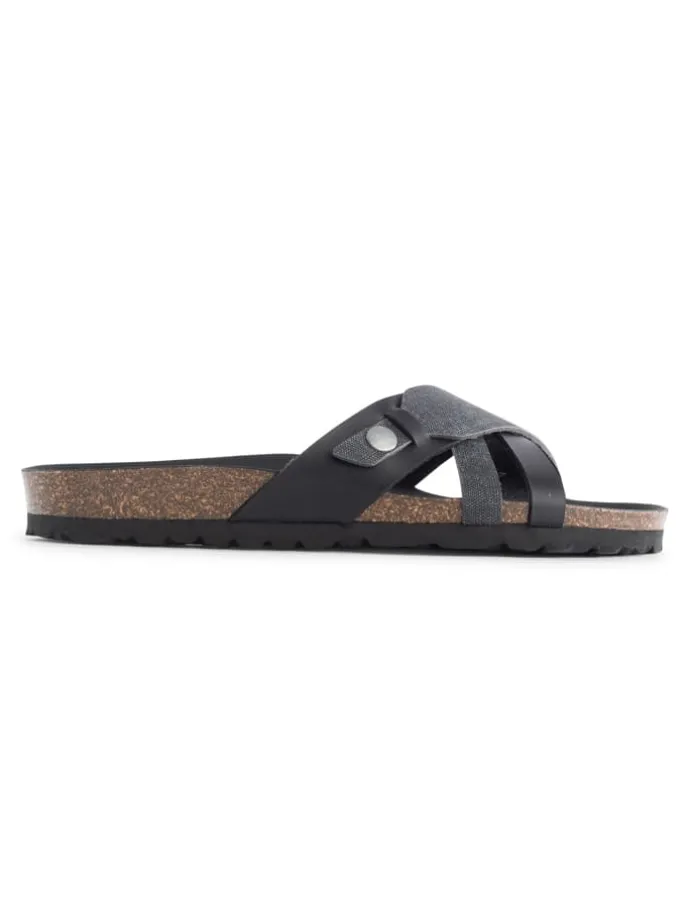 Slippers "Gratien" zwart