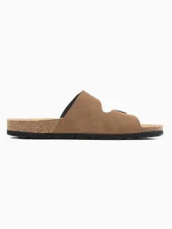 Slippers "Misol" lichtbruin
