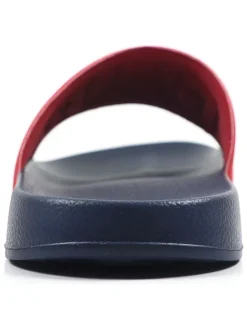 Slippers "Murphy" rood/donkerblauw