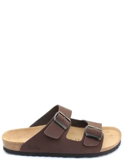 Slippers "Trefle" bruin