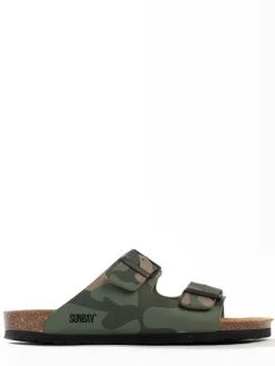 Slippers "Trefle" groen