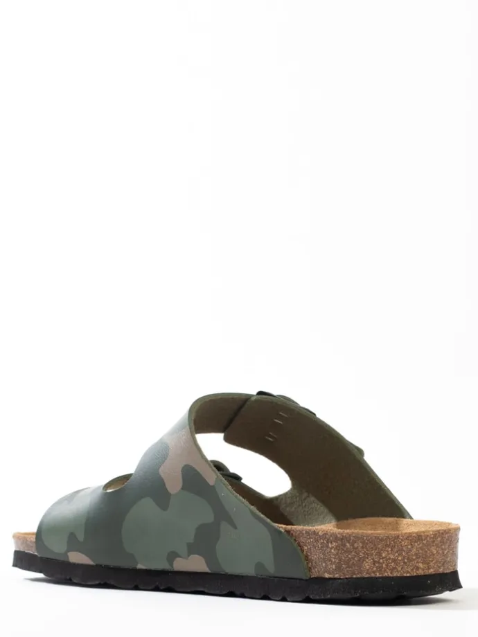 Slippers "Trefle" groen
