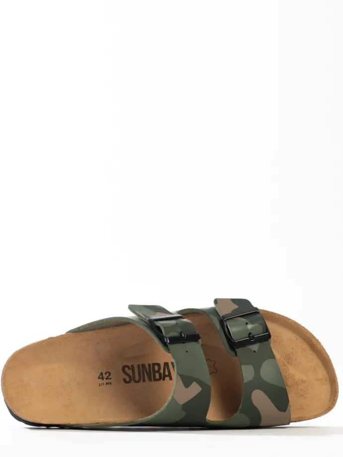 Slippers "Trefle" groen