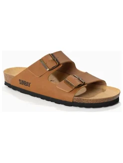 Slippers "Trefle" lichtbruin