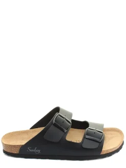 Slippers "Trefle" zwart