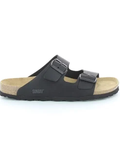 Slippers "Trefle" zwart