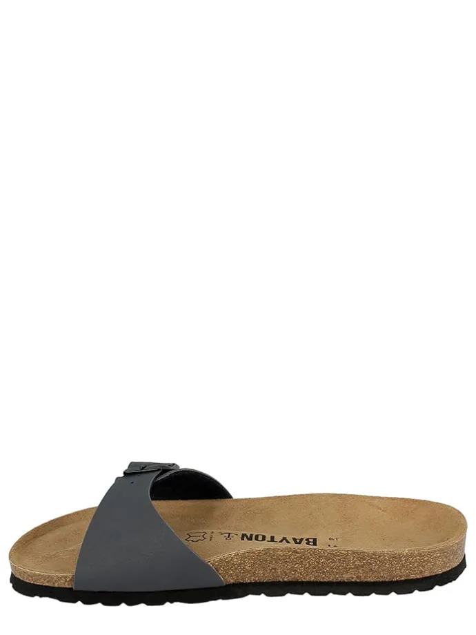 Slippers "Zephyr" donkergrijs