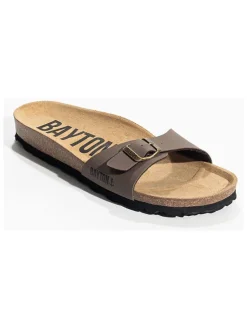 Slippers "Zephyr" lichtbruin