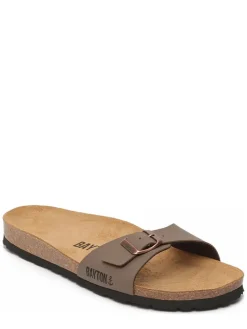 Slippers "Zephyr" lichtbruin