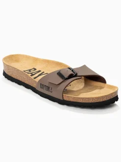 Slippers "Zephyr" lichtbruin