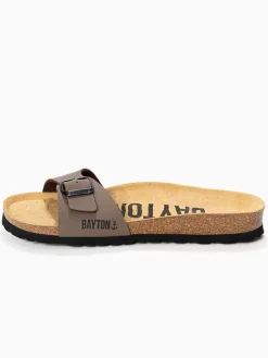Slippers "Zephyr" lichtbruin