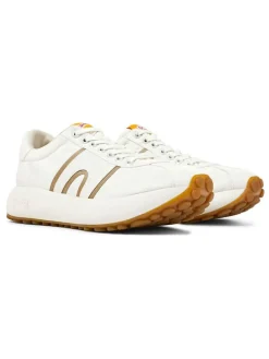 Sneakers crème/lichtbruin