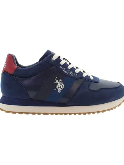 Sneakers donkerblauw/rood