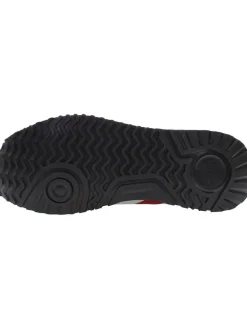 Sneakers grijs/rood