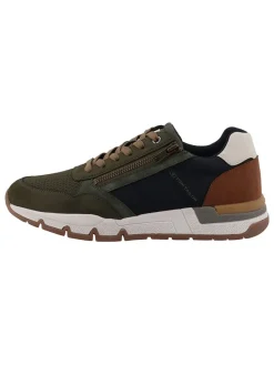 Sneakers kaki/lichtbruin