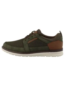 Sneakers kaki/lichtbruin