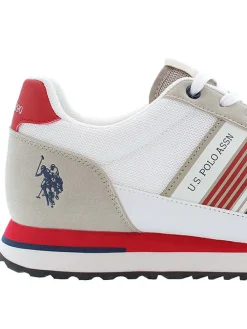 Sneakers wit/beige