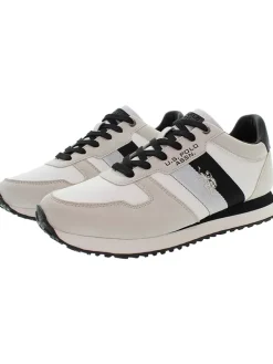 Sneakers wit/crème/zwart