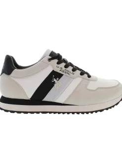 Sneakers wit/crème/zwart