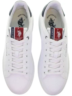 Sneakers wit/donkerblauw