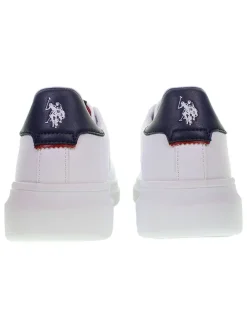 Sneakers wit/donkerblauw