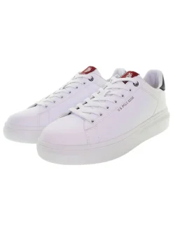 Sneakers wit/donkerblauw