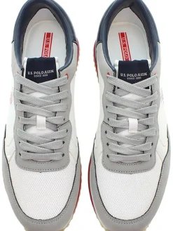 Sneakers wit/grijs