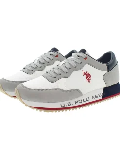 Sneakers wit/grijs